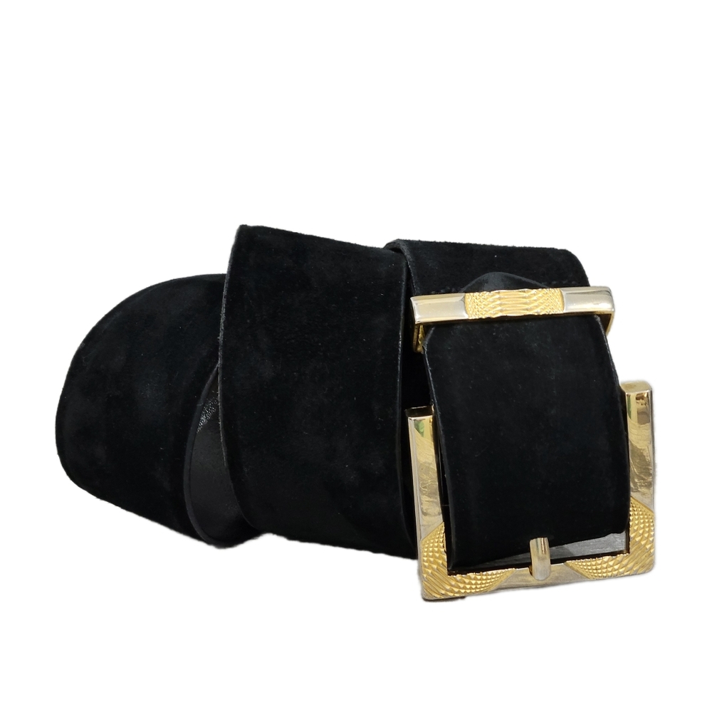 Retro CIPRIANI Genuine Suede and Leather Wide Belt